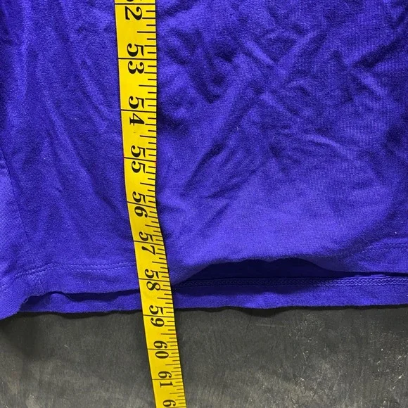 Ava & Viv Womens Purple Smocked Wide Leg Jumpsuit Plus Size 2X - Picture 8 of 16